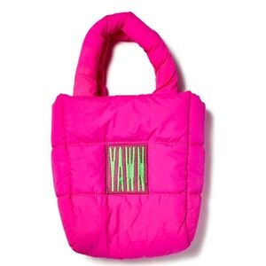 YAWN Mini Puffy Bag, Hot Pink